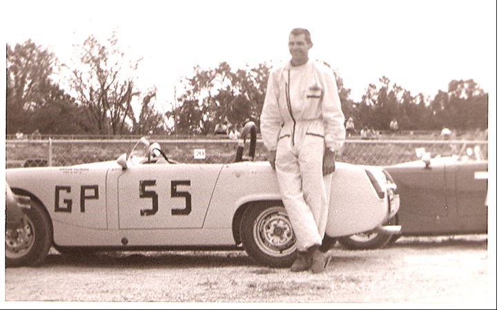 Glen Shepard with his 1963 Sprite.